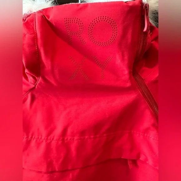 NWT ROXY RED PULLOVER SKI/BOARD JACKET SIZE LARGE - Picture 14 of 15